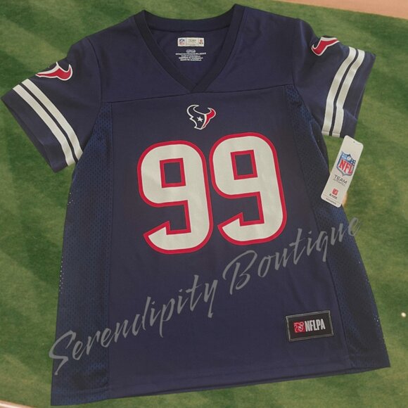 Houston Texans 99 JJ Watt NFL Women or Youth Teens Official Team Jersey - Picture 4 of 6